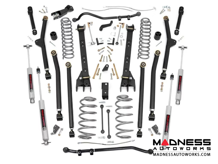 Jeep Wrangler TJ Long Arm Suspension Kit - 4" Lift